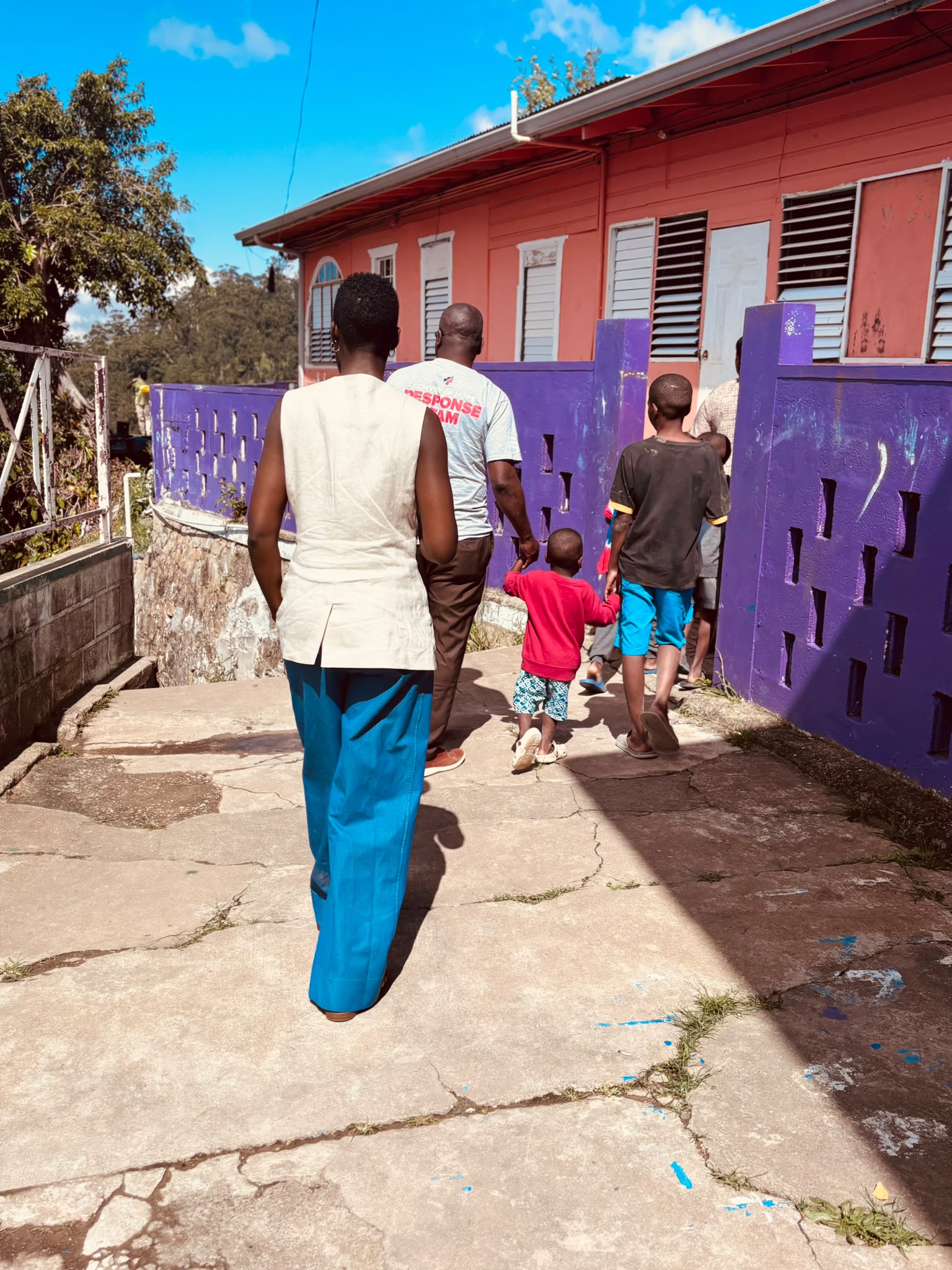 Walking with the children