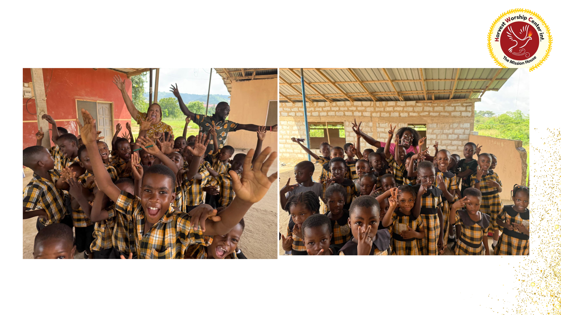December 2024 outreach in Ghana — children celebrating